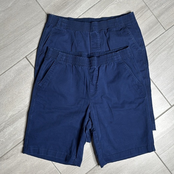 Lands' End Pants - Lands' End Blue Flat Front Shorts Casual Style